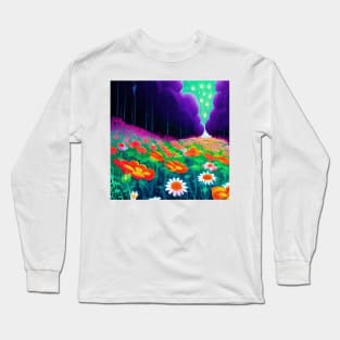 Colorful Meadow Long Sleeve T-Shirt